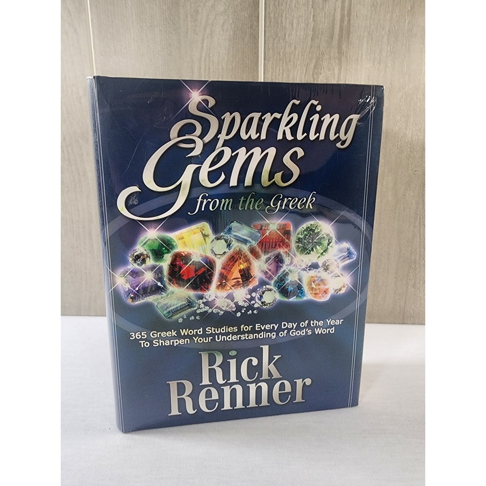 Rick Renner Sparkling Gems from the Greek Book Hardcover Blue Daily Devotional